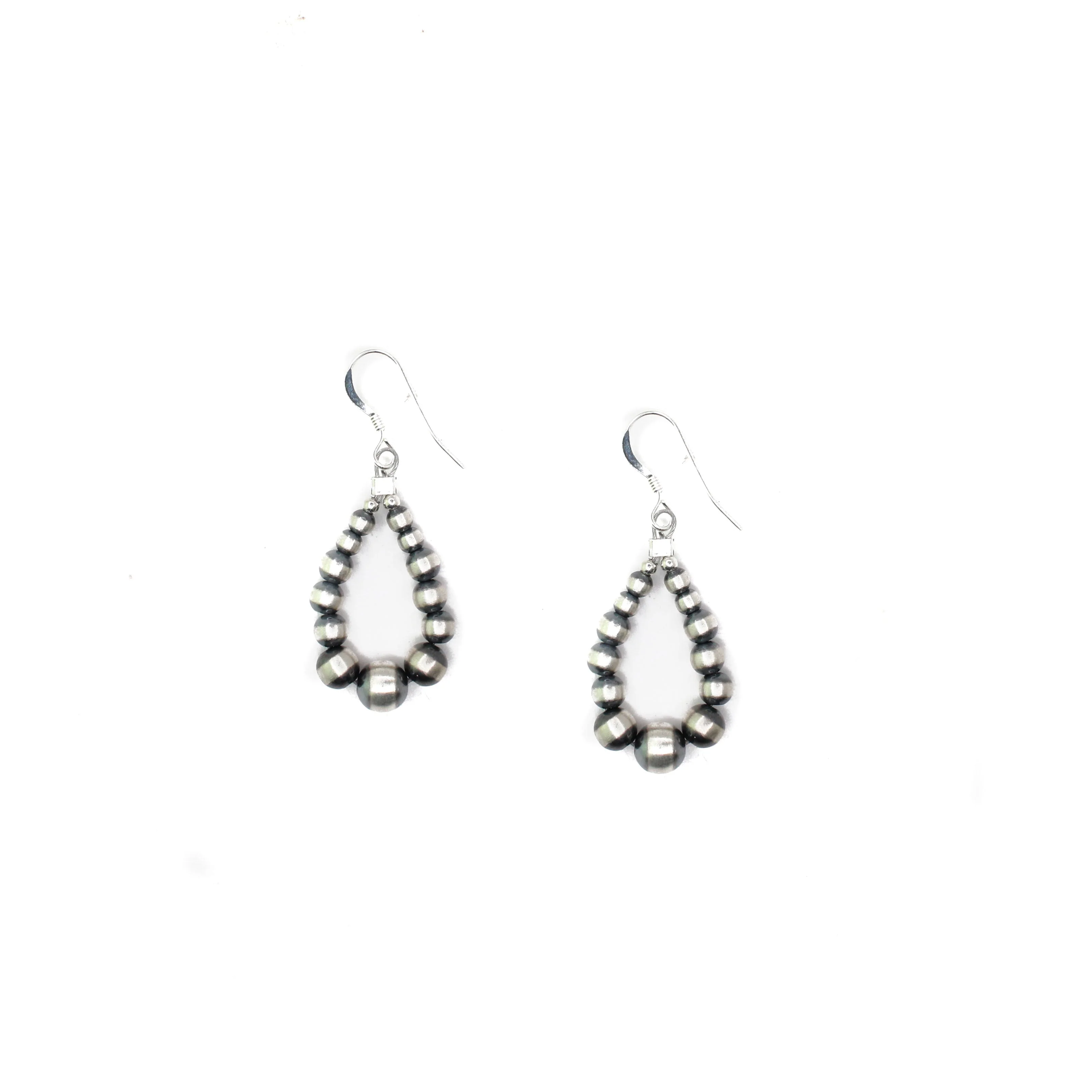 3-6mm Machine Made Pearl Earrings- 1 1/2"