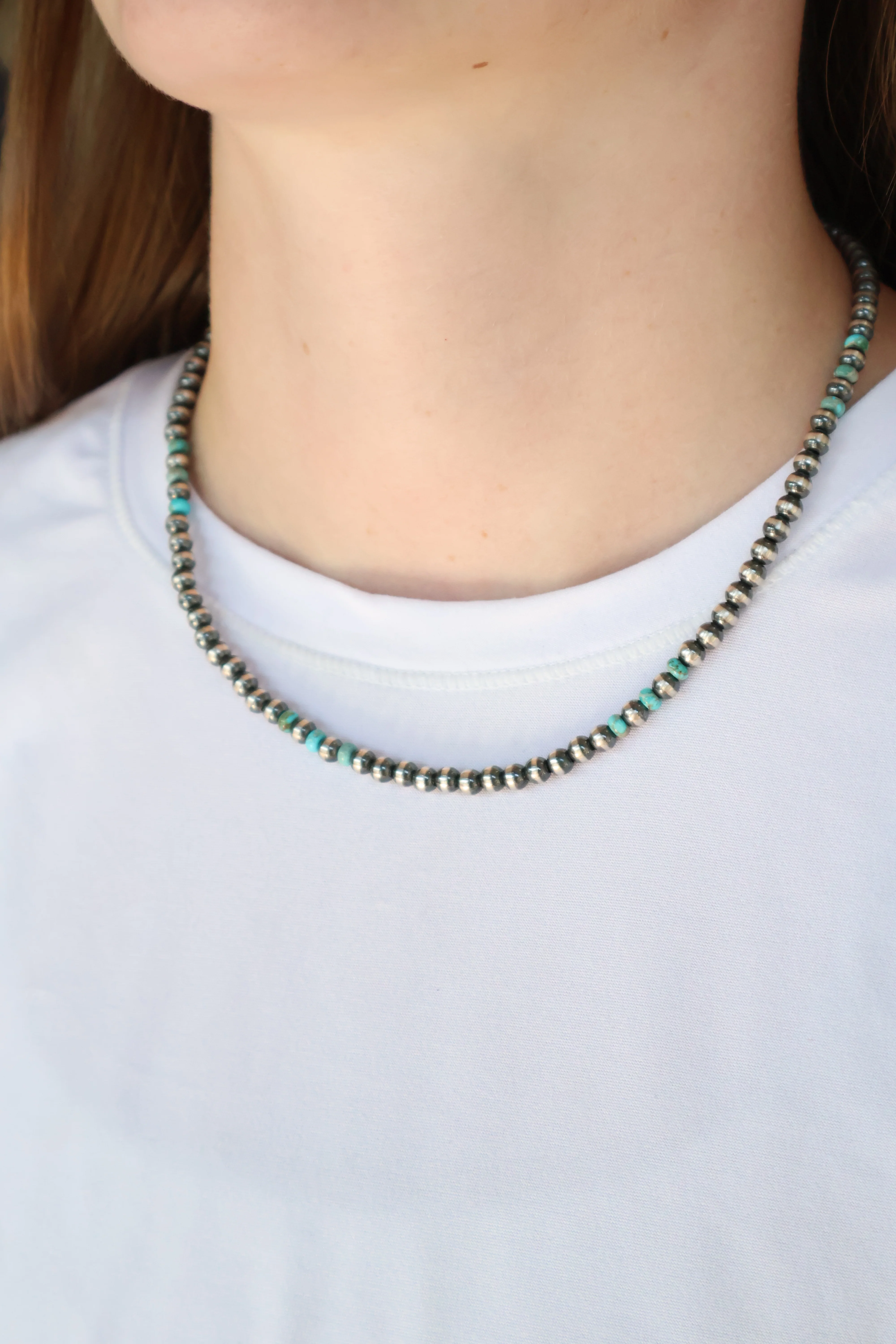 5mm Navajo Pearls- Turquoise - Image 2