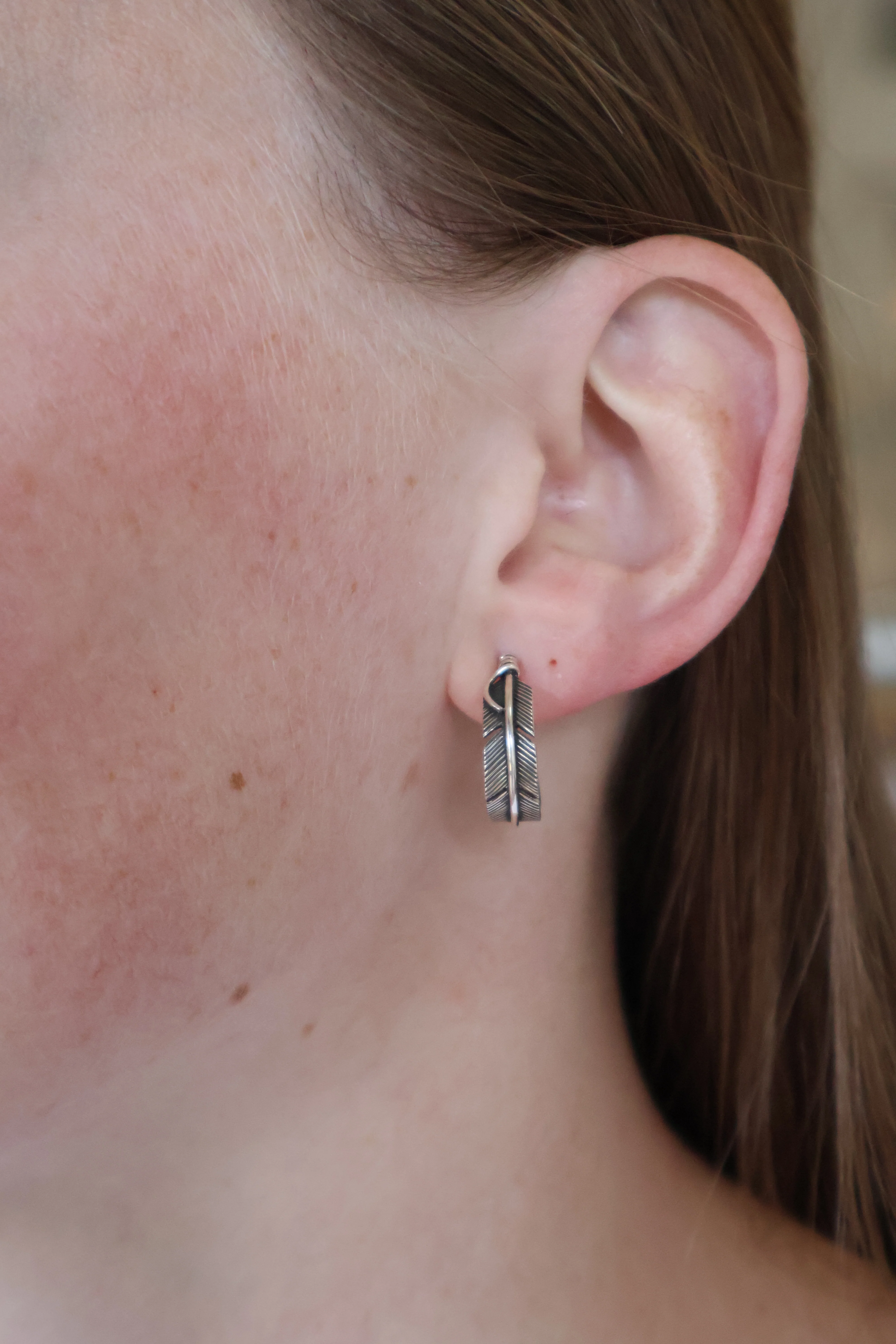 The Feather Hoops- Small - Image 2