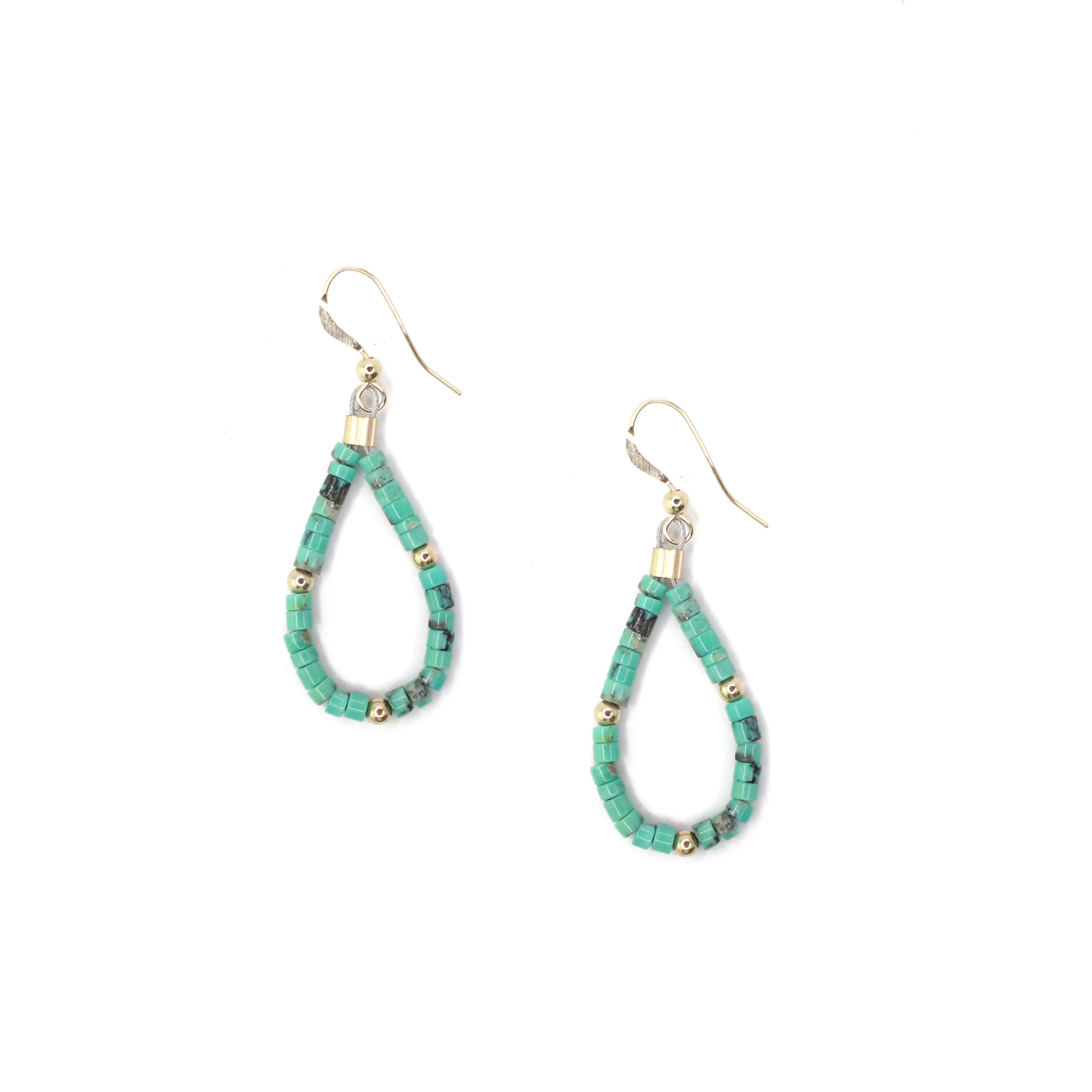 The Zealieghs-14k Gold Filled & Genuine Turquoise