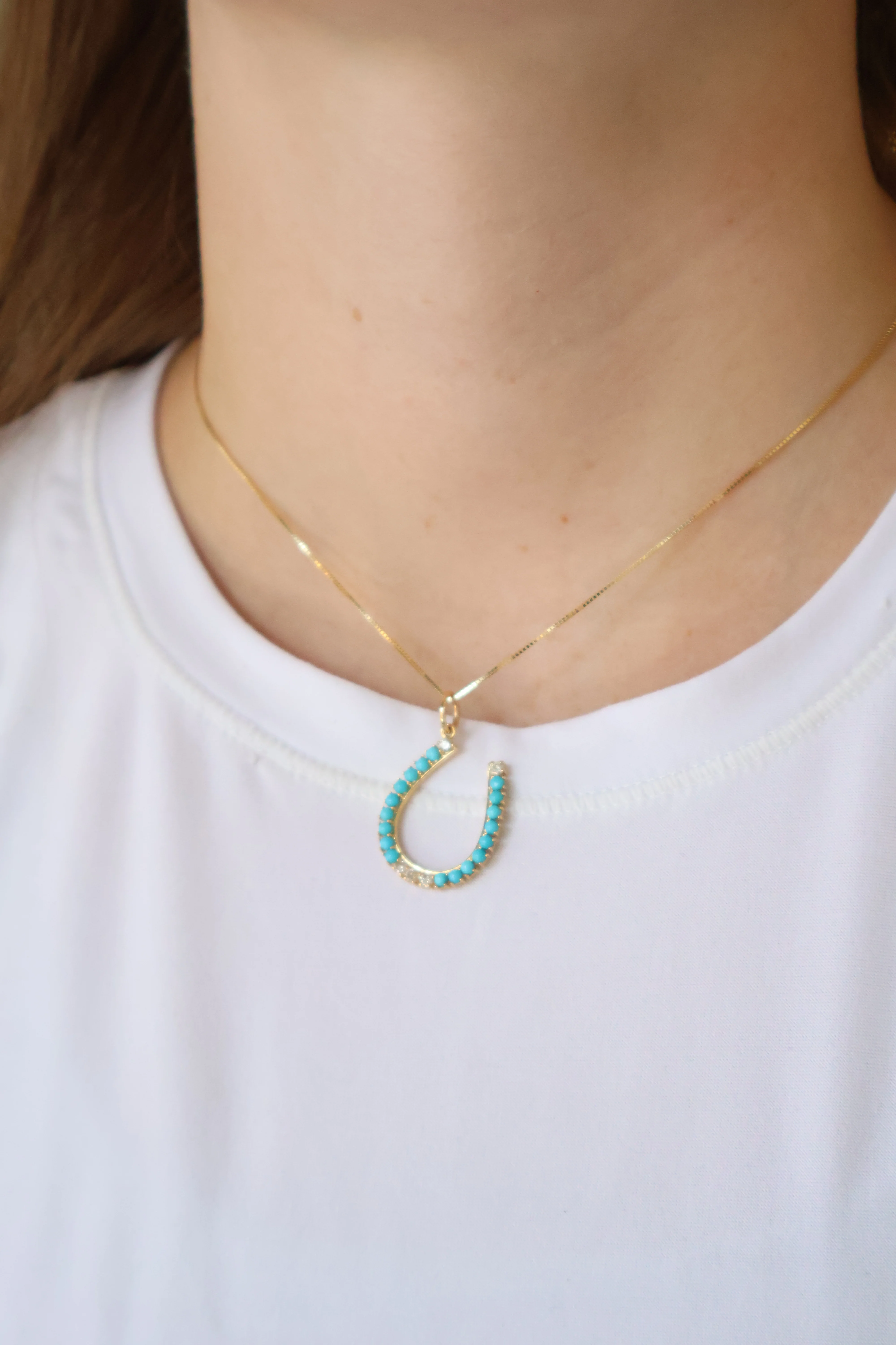 The Mckenna - 14k Horse Shoe - Image 2