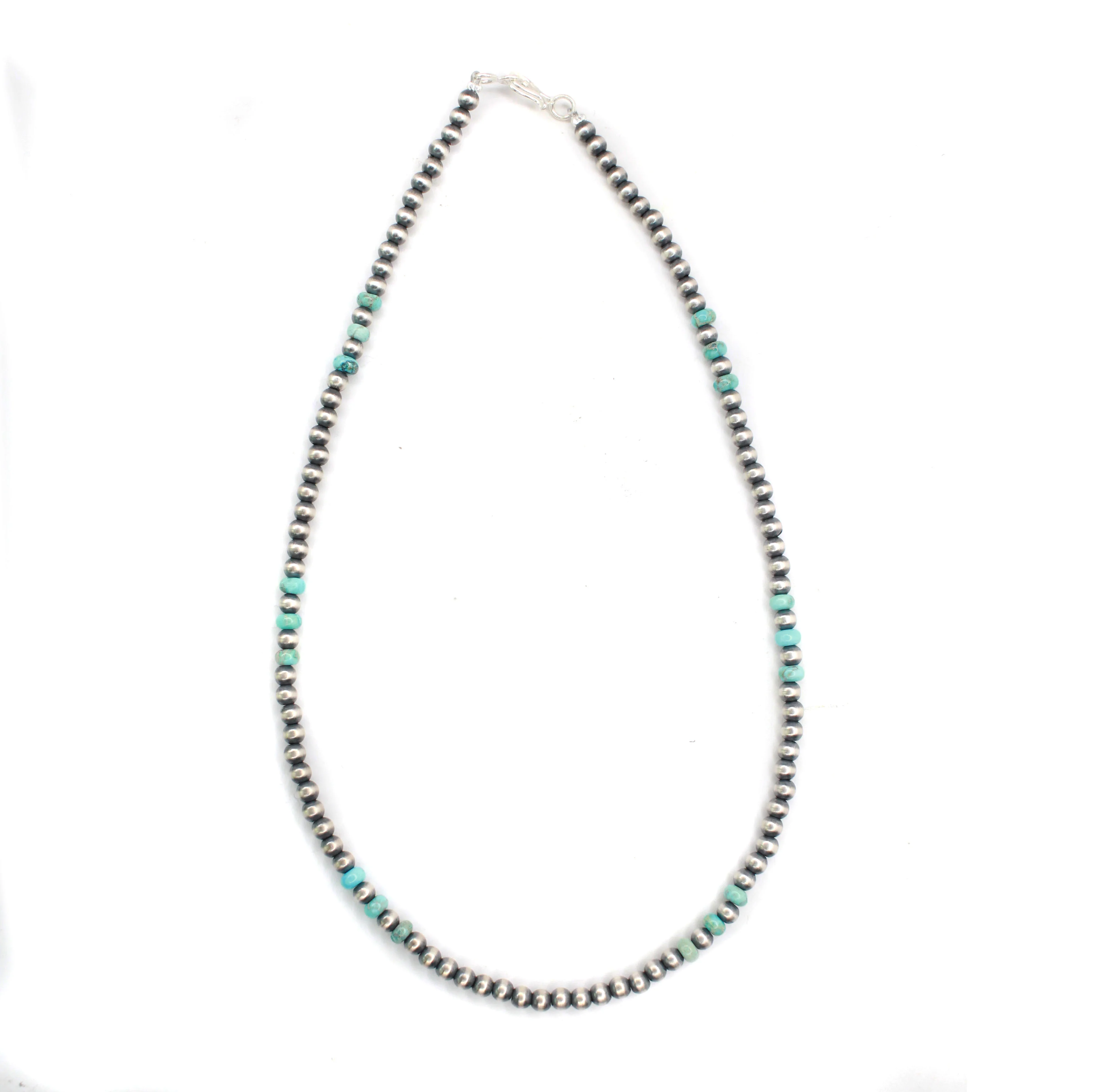 4mm Navajo Pearls - Turquoise