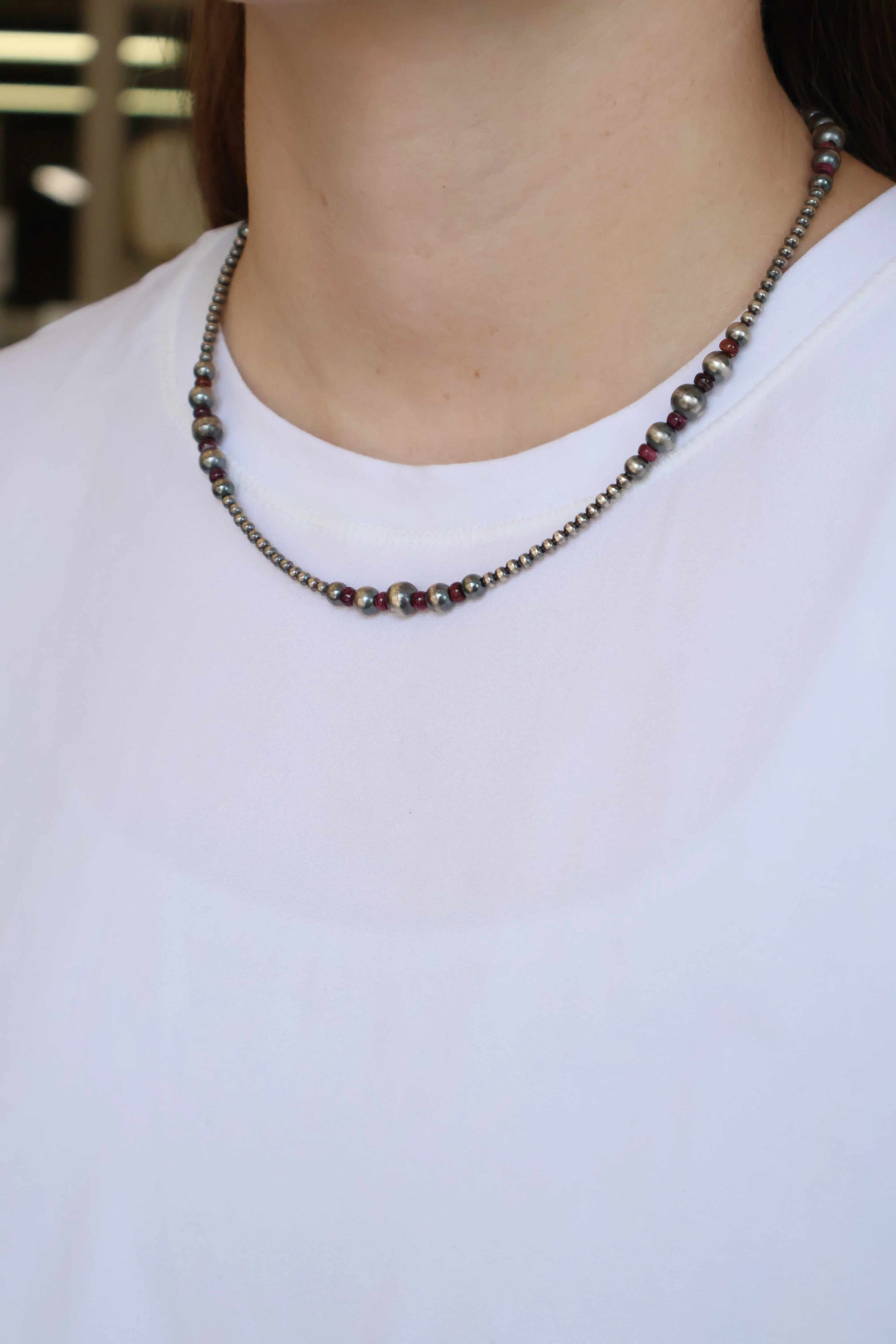 Tucson Navajo Pearls- Purple Spiny - Image 2