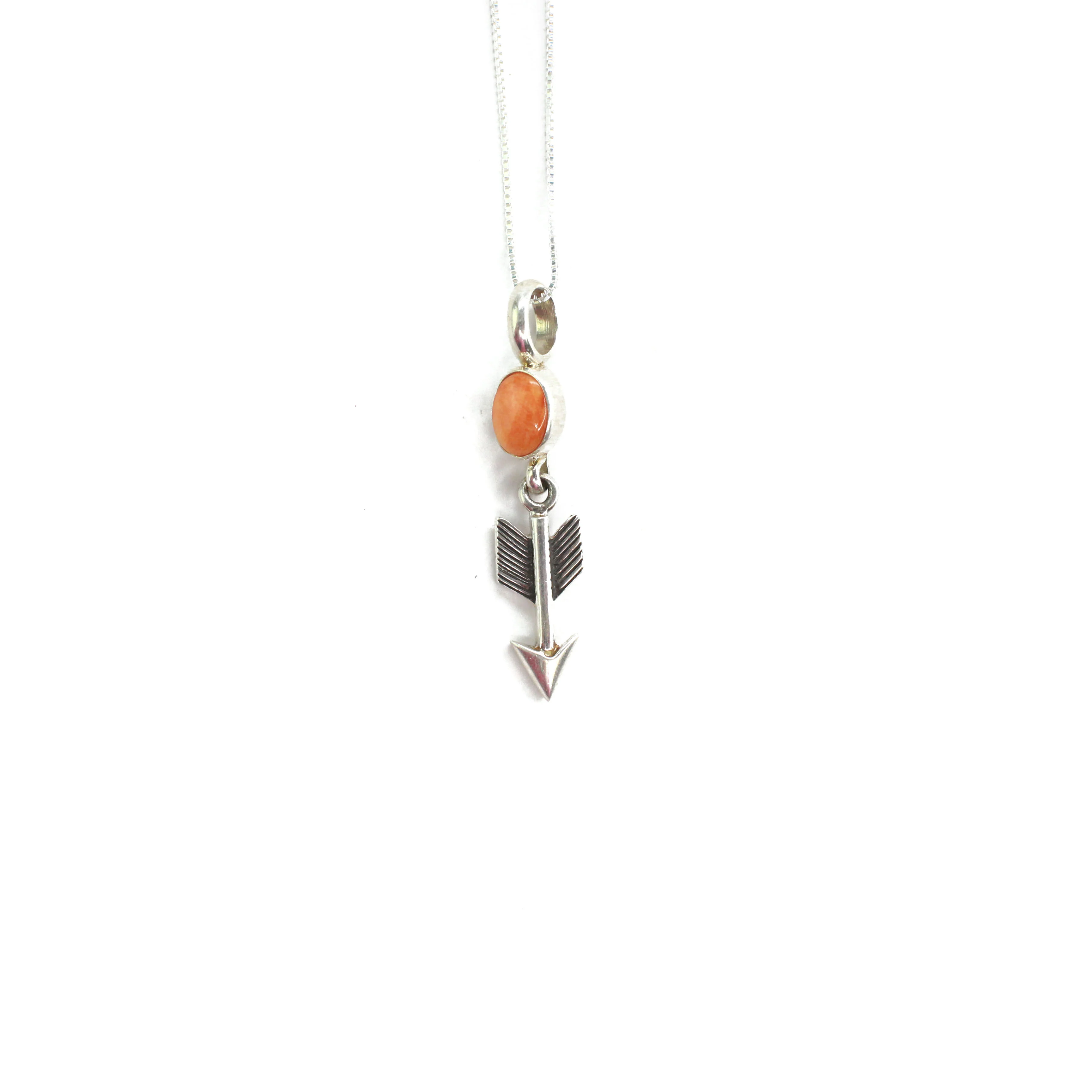 The Aaliyah -Orange Spiny (Pendant w/ chain)