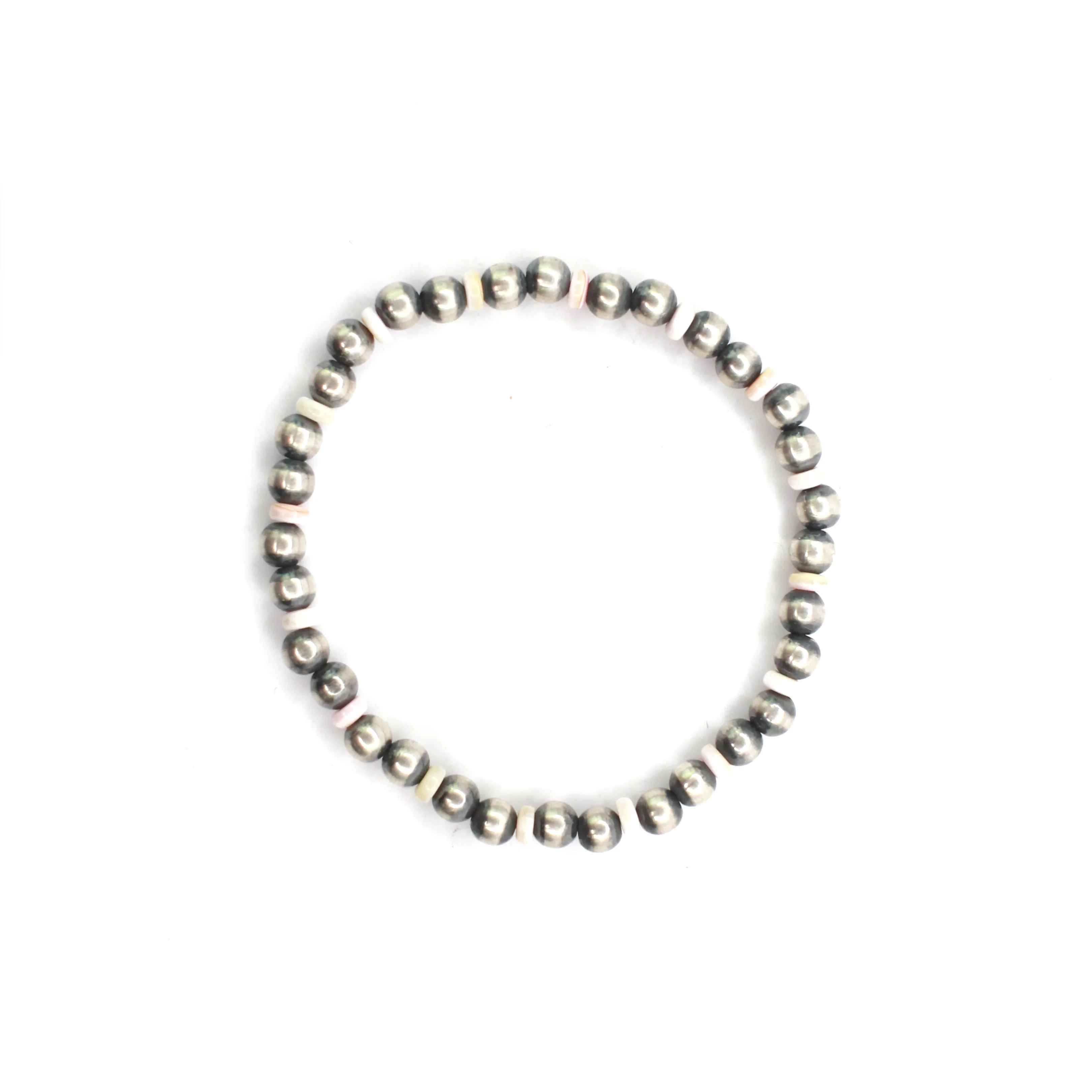 Pink Navajo Pearl Stretch - 5mm