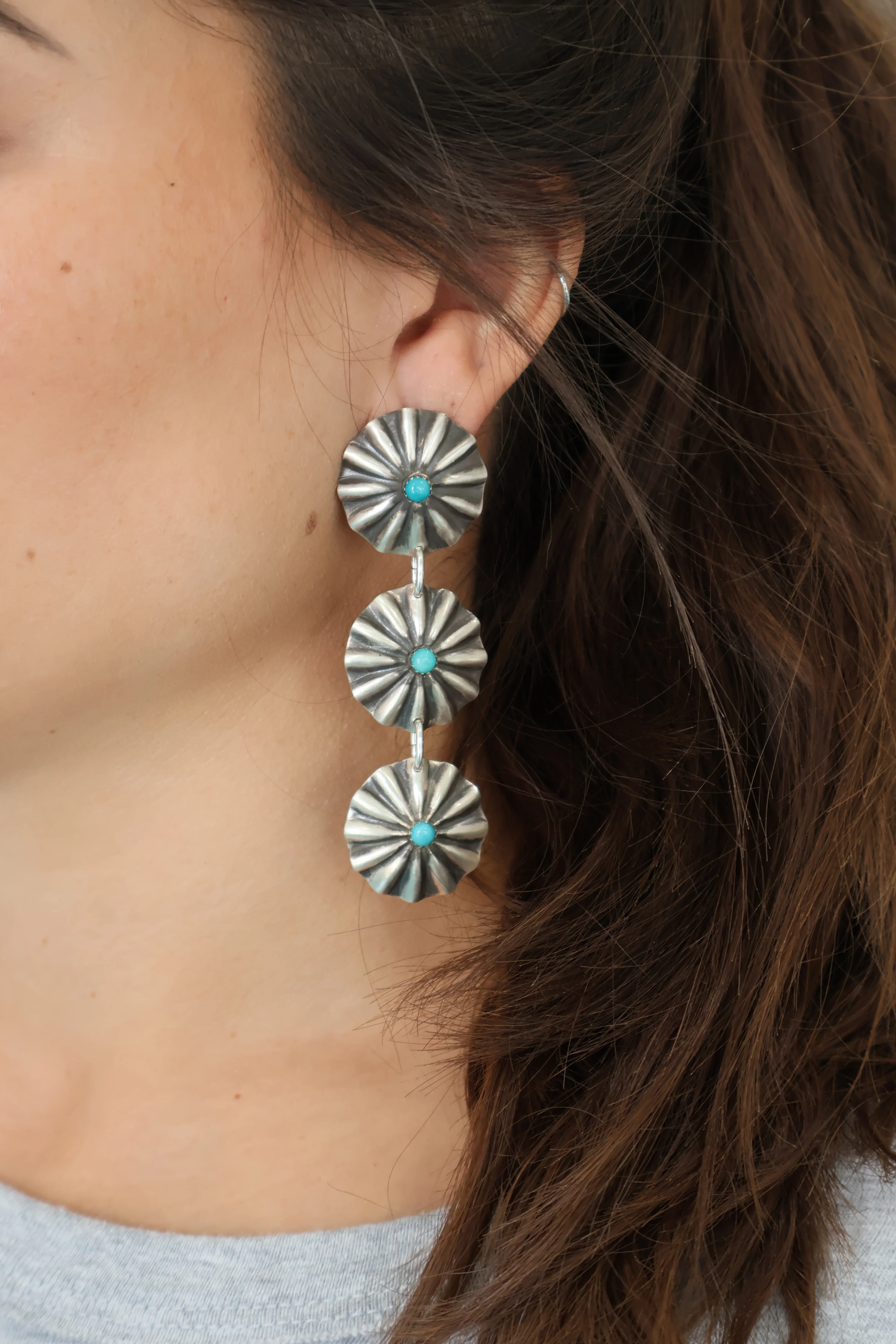 The Calli Dangles - Turquoise - Image 2