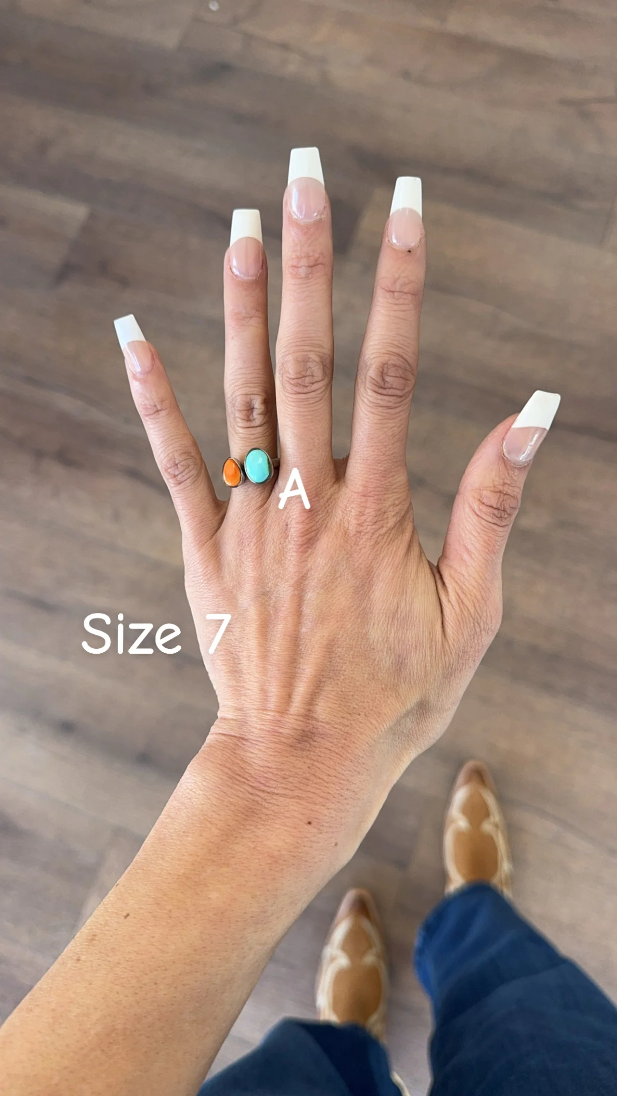 The Marigold- Orange Spiny & Sonoran Turquoise - Image 4