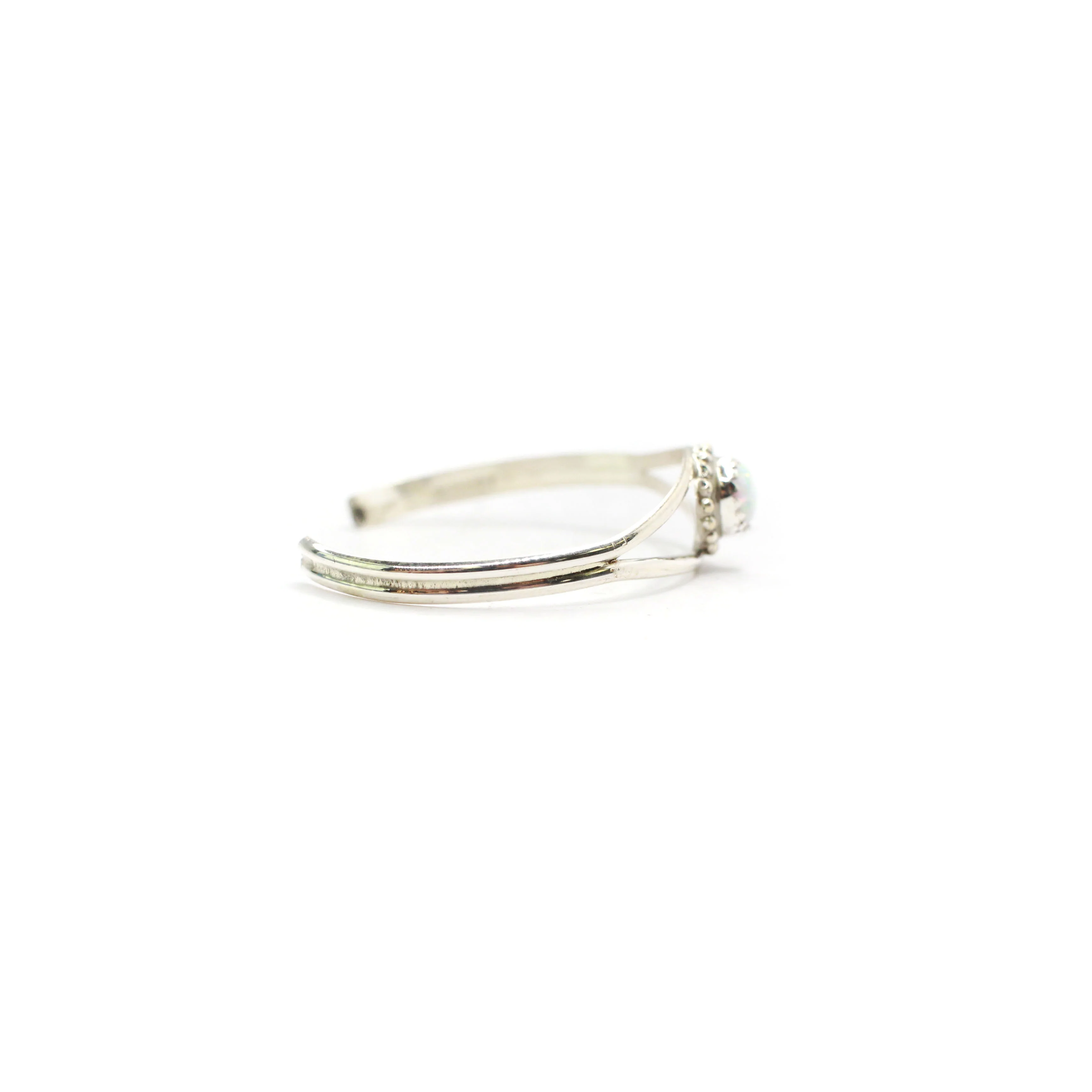 The Oliva Baby Cuff - White Opal - Image 2