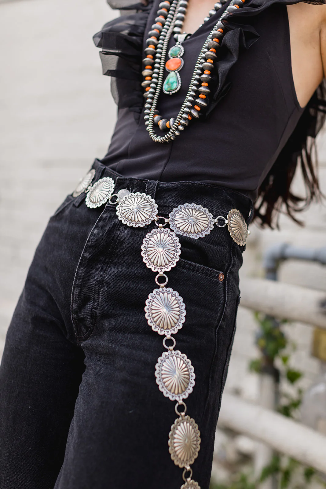 The Ruidoso Concho Belt - Large Concho (EXTENDED SIZE OPTIONS) - Image 2